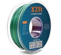 3D Printer Silk PLA Tri-Color Filament,Metal-Like Shiny Silk Filament 1.75mm, Dimensional Accuracy +/- 0.03 mm,Tri-Color Red Blue Green,1kg (2.2lbs) Spool