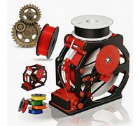 3D Printer Spool Winder, Electric Auto Filament Respooler with Smart Sensor, Tangle-Free Wrapping for 1kg Spools, Neat and Efficient Filament Management