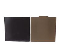 3D Printer Spring Steel Build Plate Double Sided PEI Powder Sprayed Magnetic Platform 255x255mm for