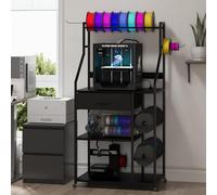 3D Printer Stand w/Filament Storage,3D Printer Table Filament Storage Rack