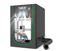 3D Printer Tent Enclosure for Anycubic Kobra X, Upgraded Large Cover with Ventilation & LED Light - Dustproof and Fireproof, Sound Dampening & Temperature Retaining, 21.65x26.77x29.53in
