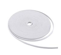 3D Printer Timing Belt, 10M White Open Timing Belt 6mm Width Synchronous Open Loop Belt Timing Pulley Tools Rubber Fiberglass Reinforced 3D Printer