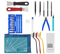 3D Printer Tool Kit, 3D Printing Accessory Kit - Cleaning Needles, Scraper, Deburring Tool, Pliers, Scrapers and Brushes, 3D Printer Accessories for Printing Cleaning & Finishing