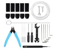 3D Printer Tool Kit for Flashforge AD5X, 3D Printing Accessory Includes Silicone Sock, Nozzle Brush, PTFE Tube, Clog Poke, Allen Wrench, Shear Pliers, Multi-Function Wrench, Maintenance Common Tool