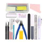 3D Printer Tool Kit Tweezers Pliers Nozzle Cleaning Copper Brush Printing Modle Polish Set(Package 5)