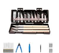 3D Printer Tools Kit, Multiple Blades, Metal Deburring Tool, Steel Files, Pliers, Polishing Trimming Set, Portable Storage Case 9.8 x 5.9 x 1.6 in/25 x 15 x 4 cm
