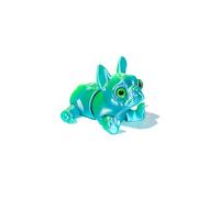 3d Printer Toys 3d Printed Mini Animals Bulldog 6cm/2.4in for Stress Relief Home Office Decompression Decor-Dream Green