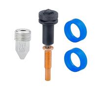3D Printer Upgrade Trimetal High Flow Nozzles Interchangeable 0.6 Tape Nozzle Hardened Steel, Copper, Titanium TC4 Compatible with RapidChange REVO Hotends and Extruders (0.6 mm)