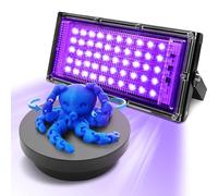 3D Printer UV Resin Curing Light with Turntable 360°Rotating Stand for SLA DLP LCD 3D Printer, Solidify Photosensitive Resin, 405nm UV Affect, DIY Curing Enclosure