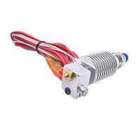 3D Printer V6 Extrusion Head Nozzle Extruder Hot End Kit Print Head V5 Upgrade 3D Printer Parts(Short range 1.75/0.4mm)