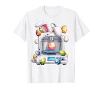 3D Printing 3D Printer Machine Easter Rabbit Eggs Bunny Ears T-Shirt