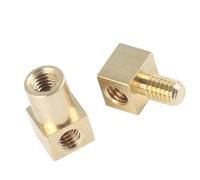 3D Printing Accessories Hot Melt Nut Press Head Thread Nipple Fitting Pipe Fitting Connector Coupler Adapter 90 Degree Heat Insert Almonds
