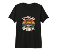 3D Printing Because Reality is Optional Retro Premium T-Shirt