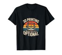 3D Printing Because Reality is Optional Retro T-Shirt