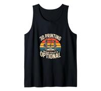 3D Printing Because Reality is Optional Retro Tank Top