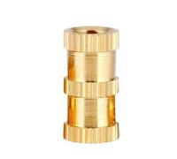 3D Printing Brass Metric Knurled Nuts, Brass Heat Threaded Hot Melt Knurled Injection Embedment Insert Nut 3DPrint Multiple Sizes