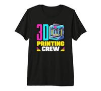 3D Printing Crew Maker Space School Robotics Team Premium T-Shirt