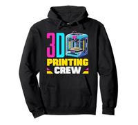 3D Printing Crew Maker Space School Robotics Team Pullover Hoodie