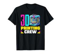 3D Printing Crew Maker Space School Robotics Team T-Shirt