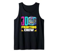 3D Printing Crew Maker Space School Robotics Team Tank Top
