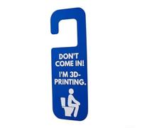 3D Printing Door Hanger Sign 10cm Funny Privacy