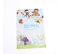 3D Printing Drawing Book, Reusable Colored 40 Pattern Thick Paper Templates with Clear Plate for Kids DIY (Multicolour)