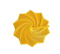 3D Printing Expanded Sensory Fidget Star Model, Visual Illusion Hexagon Whirling Spiral Whirling Spiral Board Game(11.5cm-Gold)