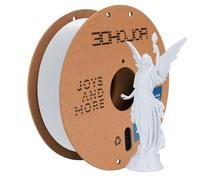 3D Printing Filament Basic PLA Filament 1.75mm 300mm/s 1kg Cardboard Spool Dimensional Accuracy +/- 0.03 mm Fit Most 3D FDM Printer-Cold White