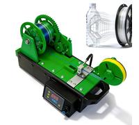 3D Printing Filament Maker, All-in-One Desktop Extruder with LCD Display & Precise Temperature Control for STEM Education, Home & Small Workshop