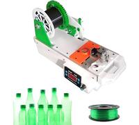 3D Printing Filament Making Machine, Desktop 3D Printer Extruder Filament Maker with Digital Display, Temperature/Speed Adjustable, Recycling PET Plastic Bottle into 3D Printing Filament C