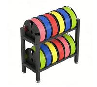 3D Printing Filament Storage Rack, Multi-Functional Two-Tier Metal Spool Holder for Home, Office, and Studio Use