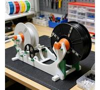 3D Printing Filament Winder, Electric Spool Rewinder with Precise Positioning & Smart Tension Control for Printing Enthusiasts and Welders