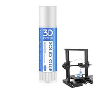3D Printing Glue- Hot GlueStick, 3D Printer Adhesive | Solid Paste Sticks, Portable Bed Glue, Anti-Warping Fix, Heated Plate And Glass Compatible, Maker Supplies, 9.8x2.4cm/3.86x0.94 Inches