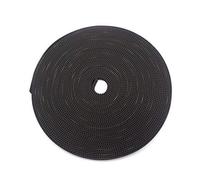 3D Printing GT2 Timing Belt, TUZUK 10 Meters (32.8ft) GT2 Open Timing Belt 2mm Pitch 6mm Width Rubber Fiberglass Fit for RepRap Prusa Mendel Rostock CR-10 Ender 3 3D Printers - Black