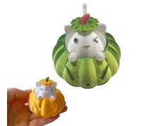3D Printing Halloween Clicker Pumpkin Cat Fidget Toy,Cute Adults Keyboard Click Halloween Decorations Toys,Stress Reliever for Anxiety & Sensory Fun (M3)