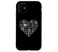 3D Printing Heart - I Love 3D Printers Case for iPhone 11