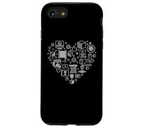 3D Printing Heart - I Love 3D Printers Case for iPhone SE (2020) / 7 / 8