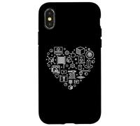 3D Printing Heart - I Love 3D Printers Case for iPhone X/XS