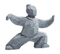 3D Printing New Chinese Martial Arts Figure Tai Chi Kung Fu Home Desktop Tea Table Creative Ornaments Niche Decoration Crafts(1PC A)