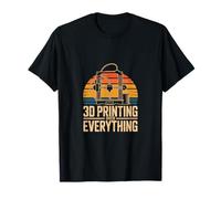 3D Printing Over Everything Retro Maker Engineer T-Shirt