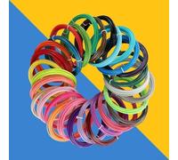 3D Printing Pen Filament, 1.75mm 5M 30 Colors PLA-Compatible 3D Drawing Material Smooth Flow for Precise Prints Kids Art Projects