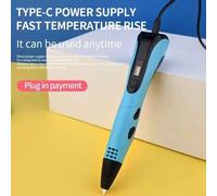 3D Printing Pen Third Generation Blue 9M Pla Filament Led