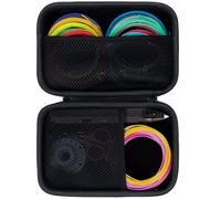 3D Printing PenHard Case Compatible with SCRIB3D P1 Advanced/Super Professional Printing/Flow / PIKA3D PRO 3D Printing Pen (Blue+ Yellow Case) (Black)