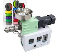 3D Printing Plastic Extruder Single-Screw Machine for ABS/PLA/PETG/TPU Filament Production, 0.6" Screw Diameter, 0.1-0.5kg/H Output, Ideal for Home and Small Business Use