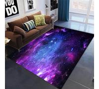 3D Printing Soft Children'S Room Carpet Universe Outer Space Landscape 80 X 160 Cm - Low Pile Non-Slip Area Rug - Washable - Anti-Stain, Non-Shedding: Nmentally Friendly - Easy To Clean /8199976731822