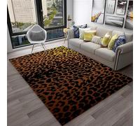 3D Printing Soft Living Room Carpet Animal Leopard Print 40 X 60 Cm - Low Pile Carpet Non-Slip Area Rug - Home Decoration Door Mat - Washable - Anti-Stain, Non-Shedding, Nmentally Frien -8563900506424