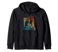 3D Printing Technology Zip Hoodie