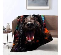 CHTLIFQ 3D Printing Throw Blanket Cockapoo Fleece Bed Throws Blanket Plush Warm Cozy Soft Throw All Season Throw Blankets Adult Children 31.5x47.3 inches Flannel (80x120cm)