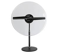 3D Projector Display Holographic Advertising Fan 256 LED Stand, Vivid Photos & Videos,Portable Stand, 30cm, 256x256 Resolution, 100000 Hours LED Life, 16GB Memory Card, 12W (UK