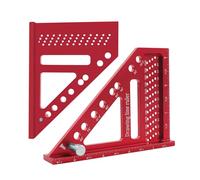 3D Protractor with Multiple Stop, Scriber for 22.5-90 Degrees, Woodworking Angle, for Father, Husband, Men, Engineer, Construction, Workshop, House
